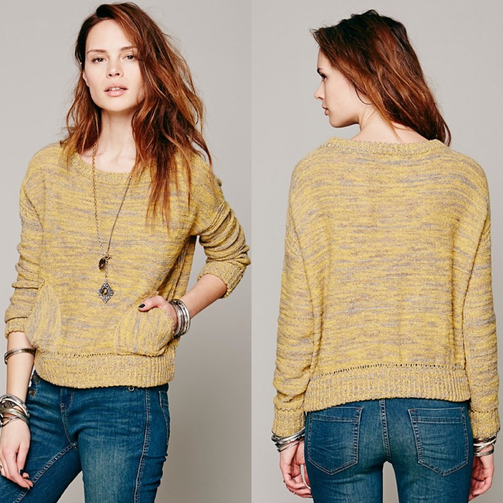 Free People Natural In My Pocket Sweater